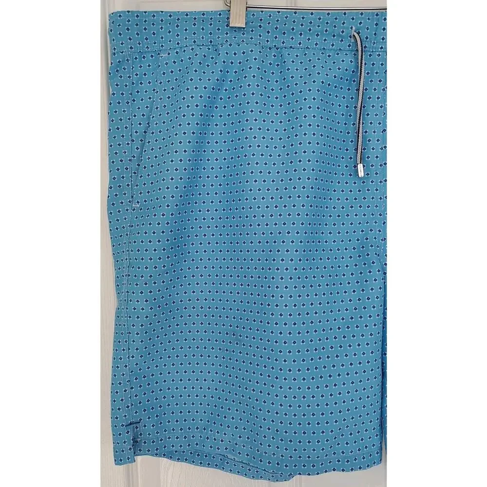 Men's Peter Millar Shackleford Performance Hybrid Swim Shorts Macau Blue - XL